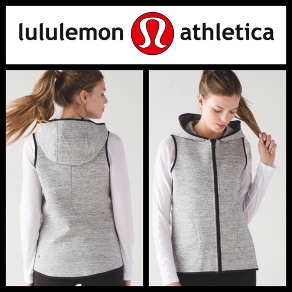 Lululemon heathered Gray insculpt reversible vest
